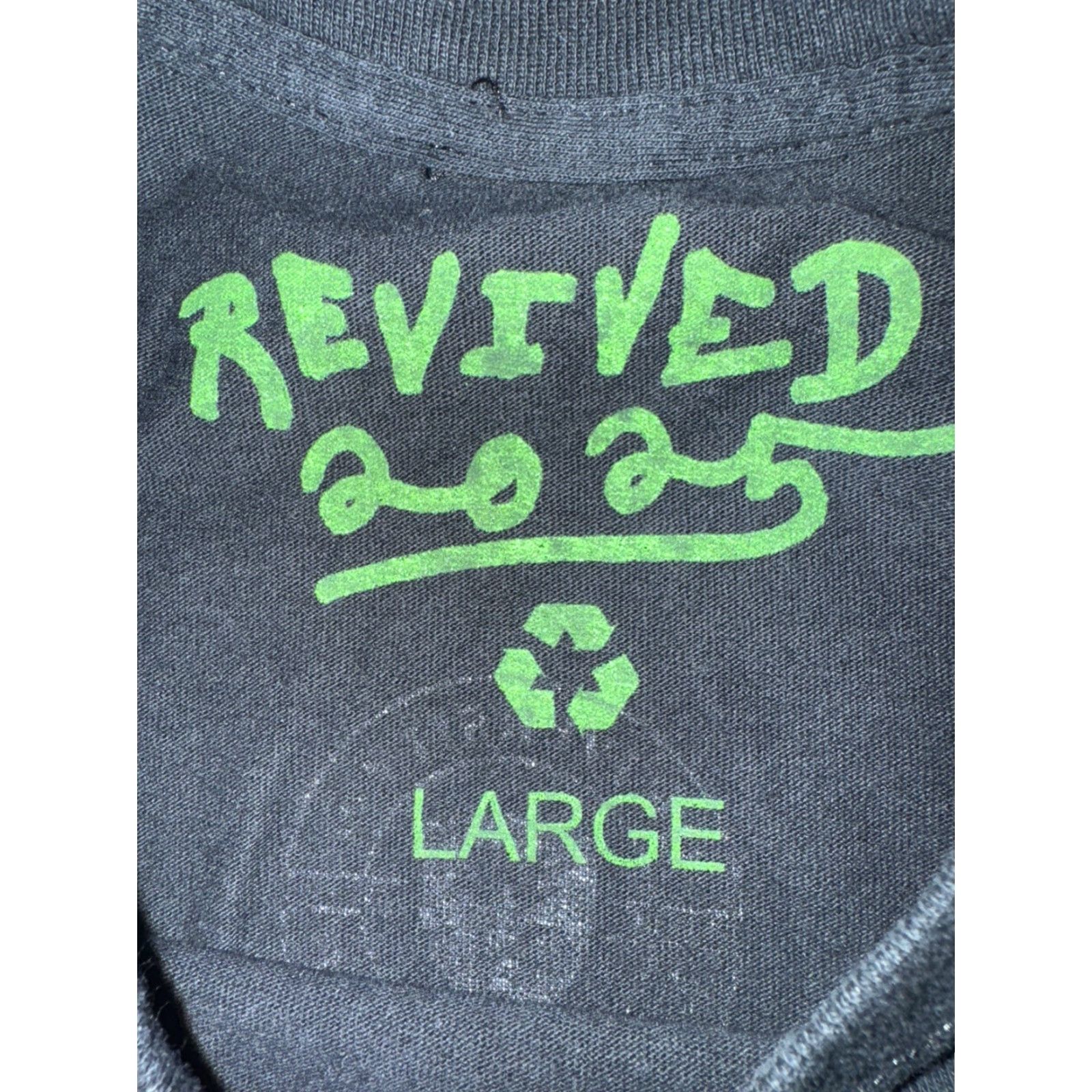 Vintage VINTAGE Asspizza x Casper Revive T-Shirt Black Large 21x28 Graphic Streetwear Tee Size US L / EU 52-54 / 3 - 3 Thumbnail