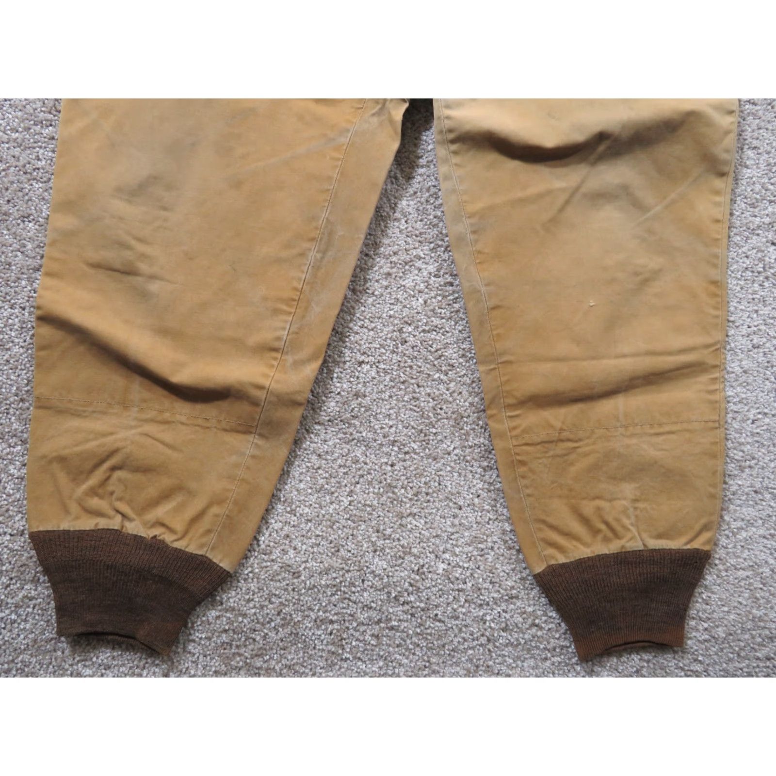 Vintage **VTG 1920S DUXBAK CANVAS HUNTING PANTS SIZE 34 BROWN BUTTON FLY** User: VTG 1920S DUXBAK CANVAS HUNTING PANTS SIZE 34 BROWN BUTTON FLY RAINPROOF Size US 34 / EU 50 - 2 Thumbnail