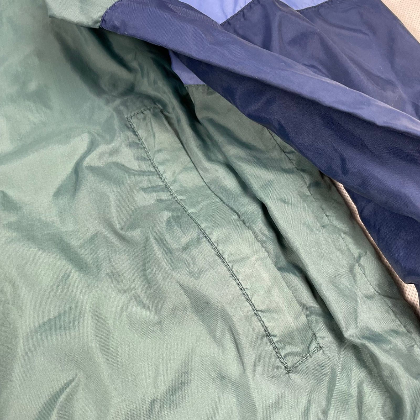 Nike × Vintage Vintage Nike 90s Windbreaker Jacket Size M Navy/purple Size US M / EU 48-50 / 2 - 9 Thumbnail
