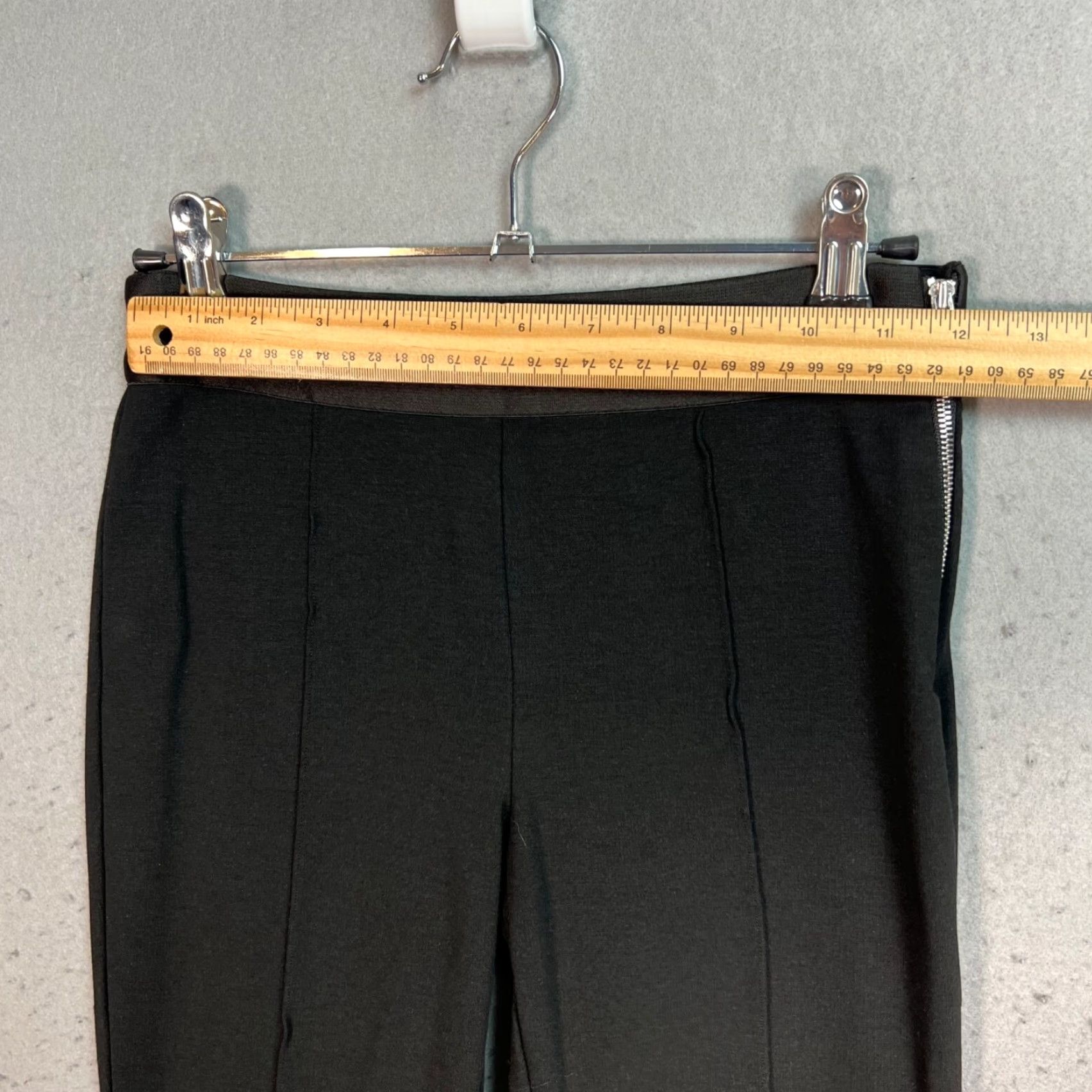 Everlane Everlane Womens Size 00 Black Skinny Pants With Side Zipper Closure Size 24" / US 00 / IT 34 - 5 Thumbnail
