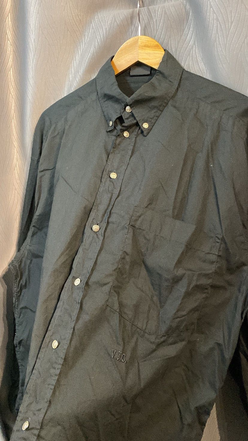 Designer × Versace Jeans Couture Versace Jeans Couture Shirt Button Up Black Size US XL / EU 56 / 4 - 2 Thumbnail