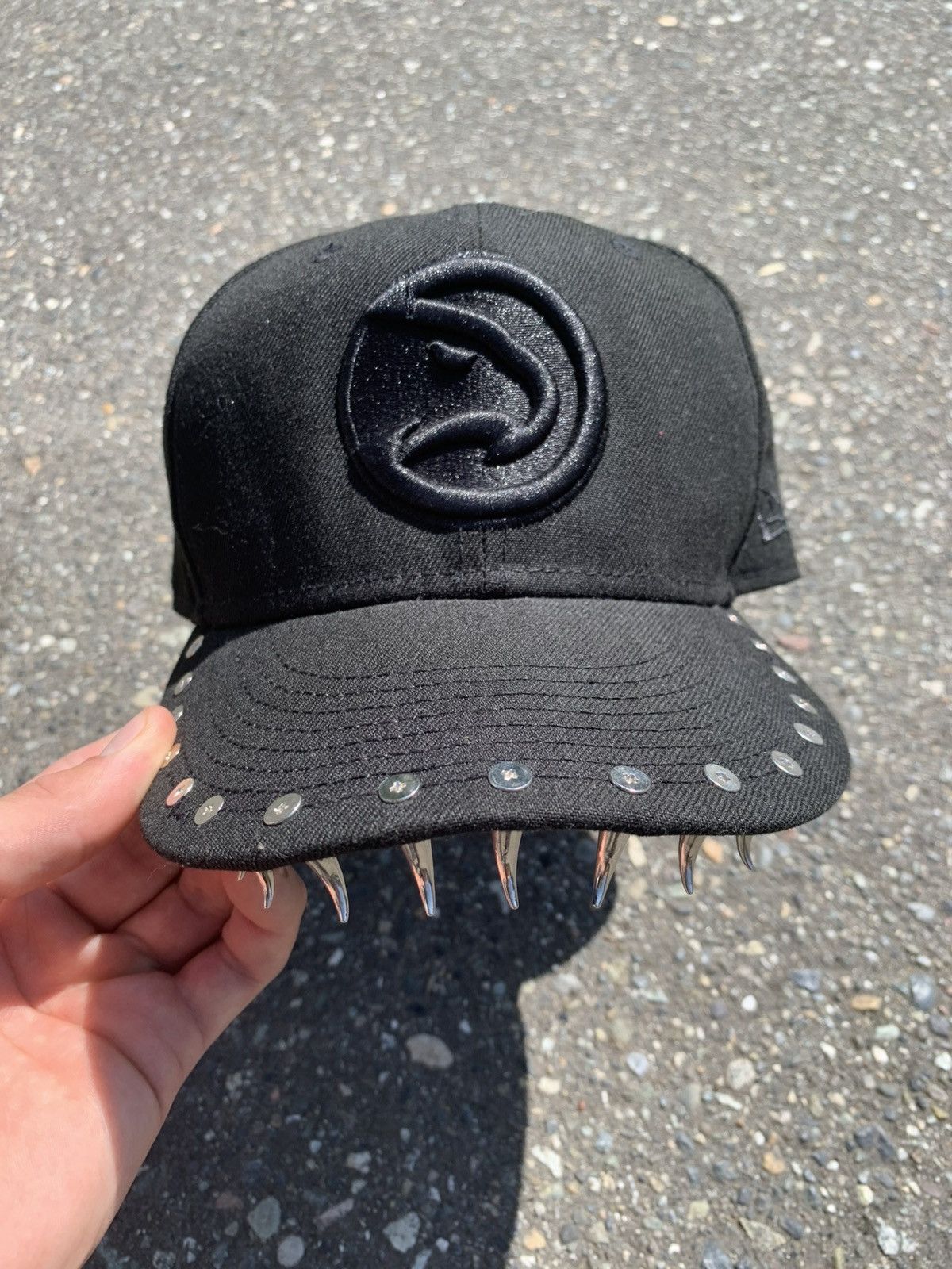 Designer NovocentoNovantanove “Chomper” Atlanta Hawks fitted cap Size ONE SIZE - 2 Thumbnail