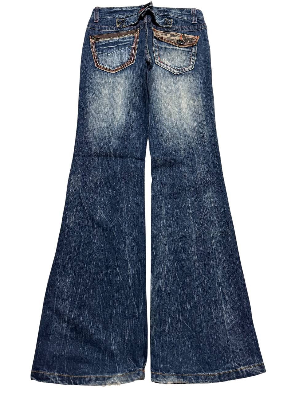 Vintage 💥Flare💥Vintage Blow By Blue Whisker Tunder Bootcut Sick Jean Size US 28 / EU 44 - 1 Thumbnail