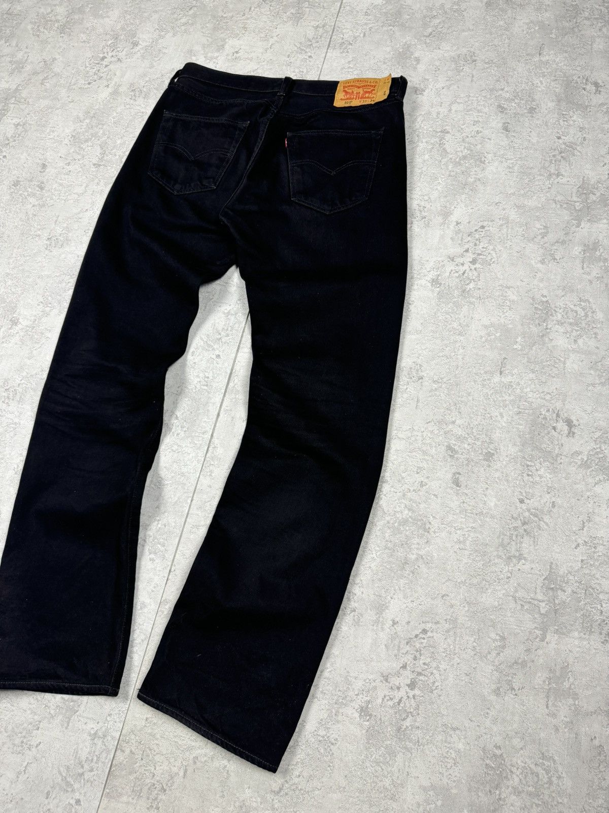 Levi's Levis 501 Black Jeans Size 33/34 Size US 33 - 3 Thumbnail
