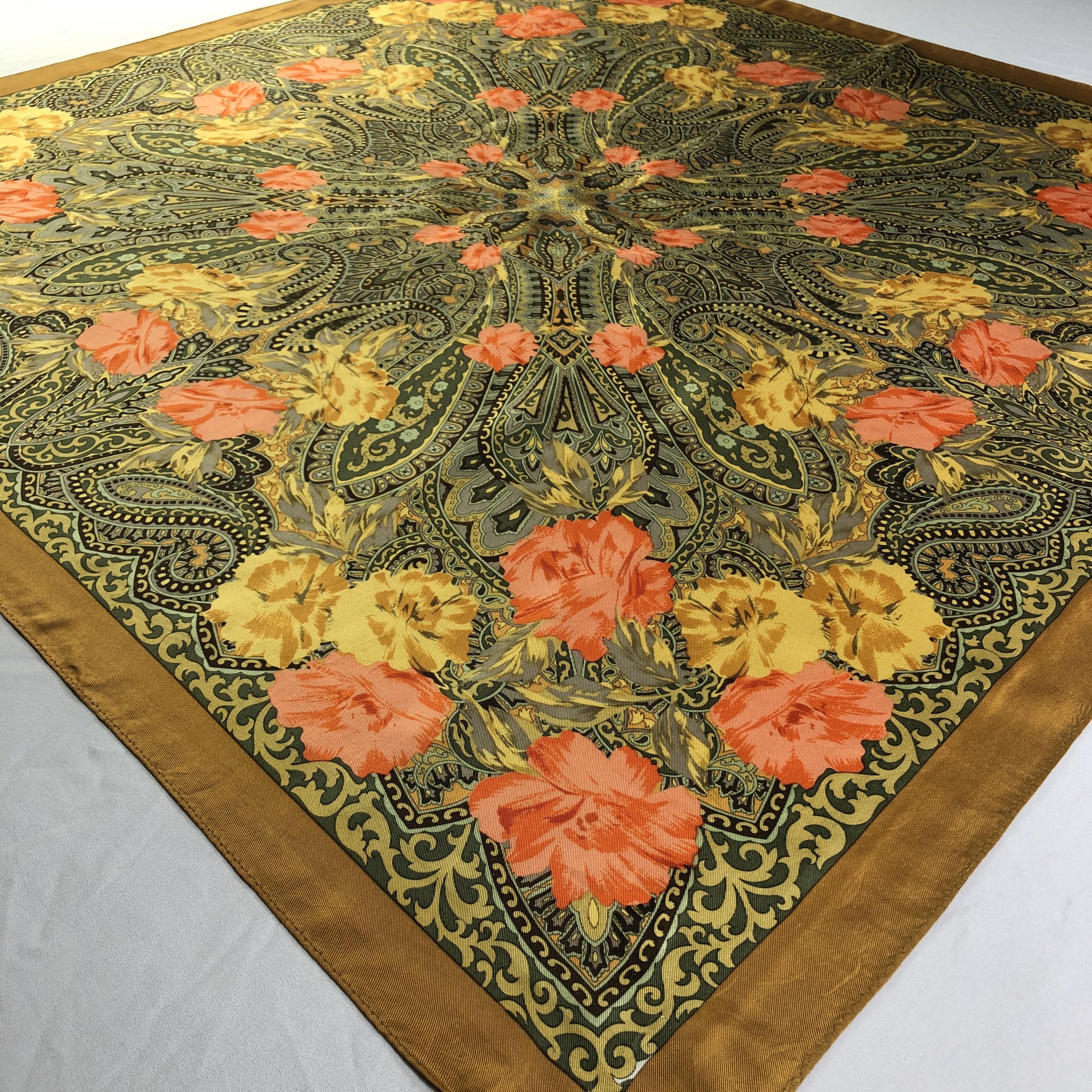 Vintage Vintage Silk Scarf Size ONE SIZE - 4 Thumbnail