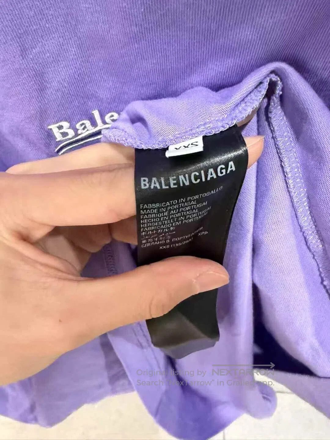 Balenciaga Balenciaga Embroidered Coca-Cola Lavender| Size US XXS / EU 40 - 4 Thumbnail