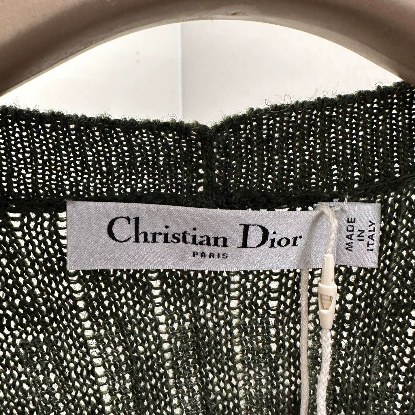 Dior Dior may234 Bee Pearl Button Knit Cardigan 34 Linen Size XS / US 0-2 / IT 36-38 - 3 Thumbnail