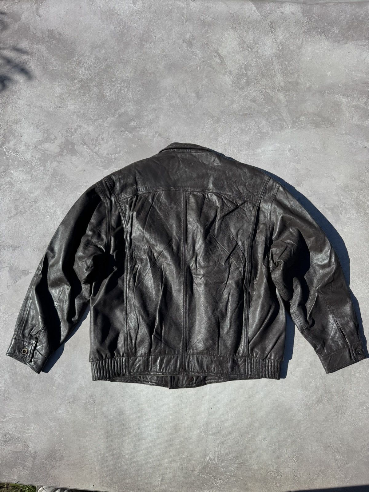 Leather Vintage Frey Leather Dark Brown Y2k Jacket Size US M / EU 48-50 / 2 - 15 Thumbnail