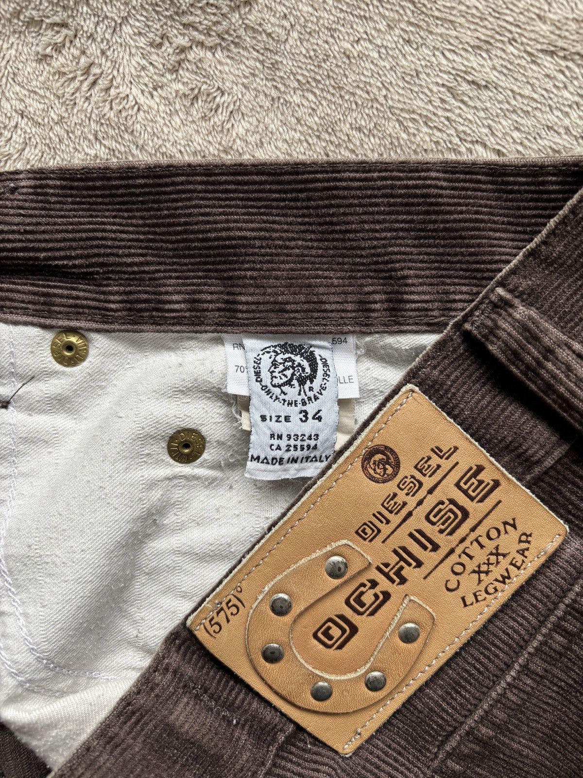 Diesel Vintage Diesel Cochise Corduroy Pants Size US 34 / EU 50 - 7 Thumbnail