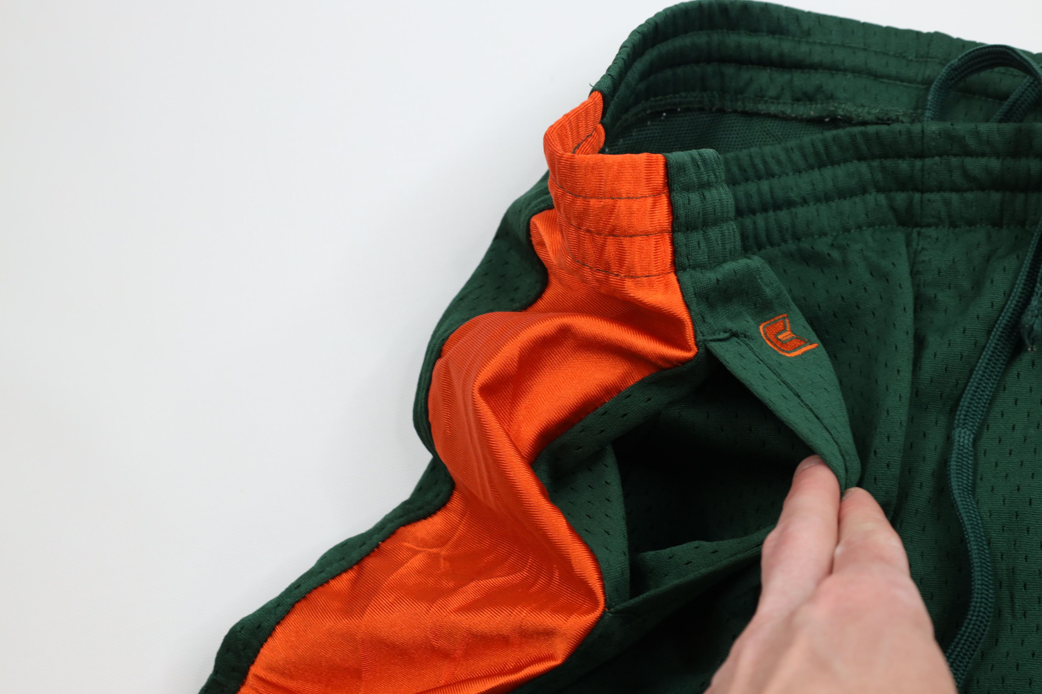 Vintage Vintage University of Miami Hurricanes Basketball Shorts Size US 30 / EU 46 - 6 Thumbnail