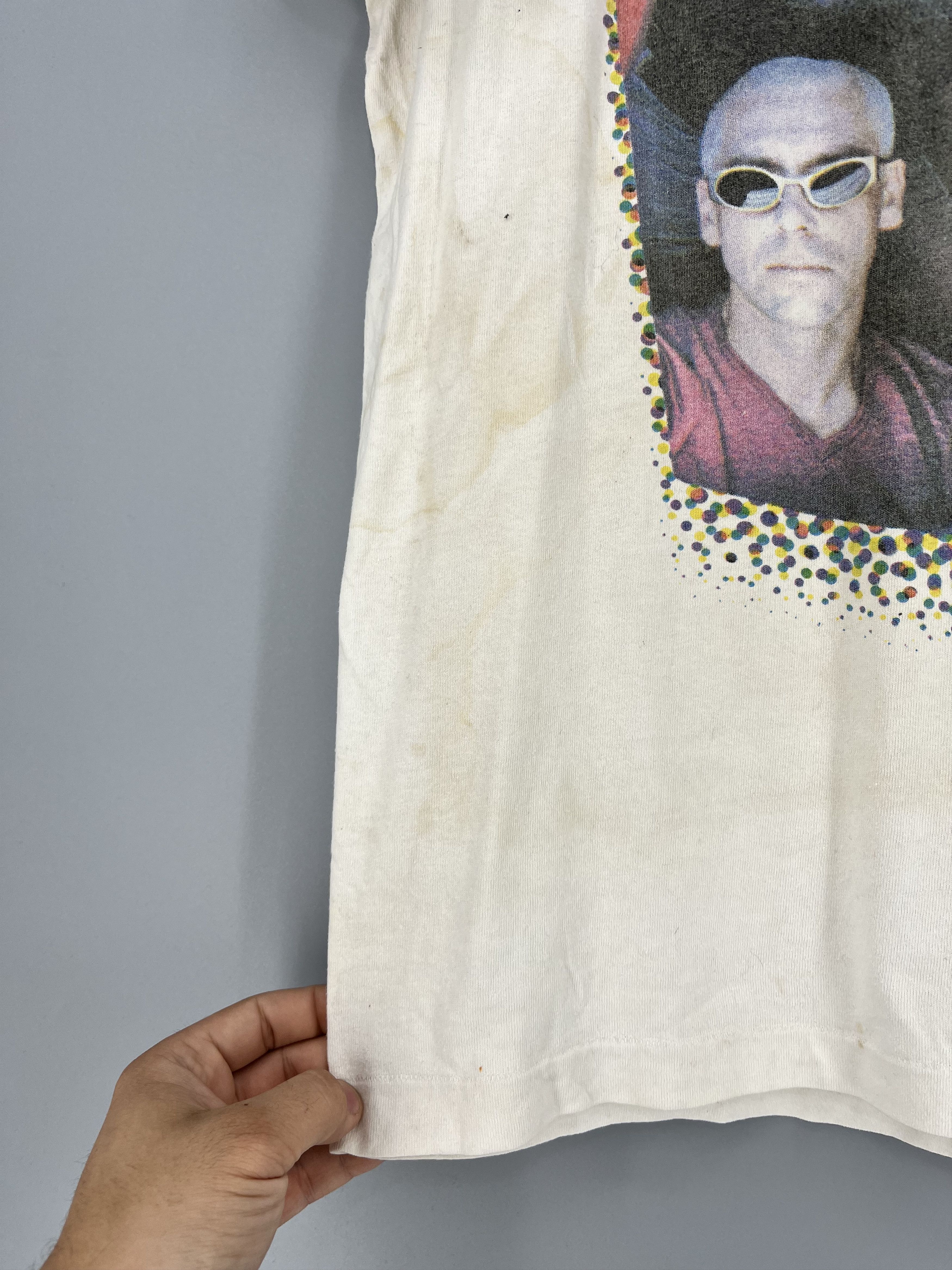Band Tees Vintage U2 Pop Mart Concert Shirt Rock Band White Cotton 90s Size US XL / EU 56 / 4 - 8 Thumbnail