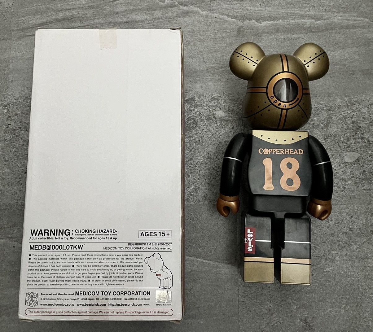 Levi's × Medicom Toy 2007 KENNYSWORK COPPERHEAD X LEVI’S 400% BE@RBRICK Size ONE SIZE - 2 Thumbnail