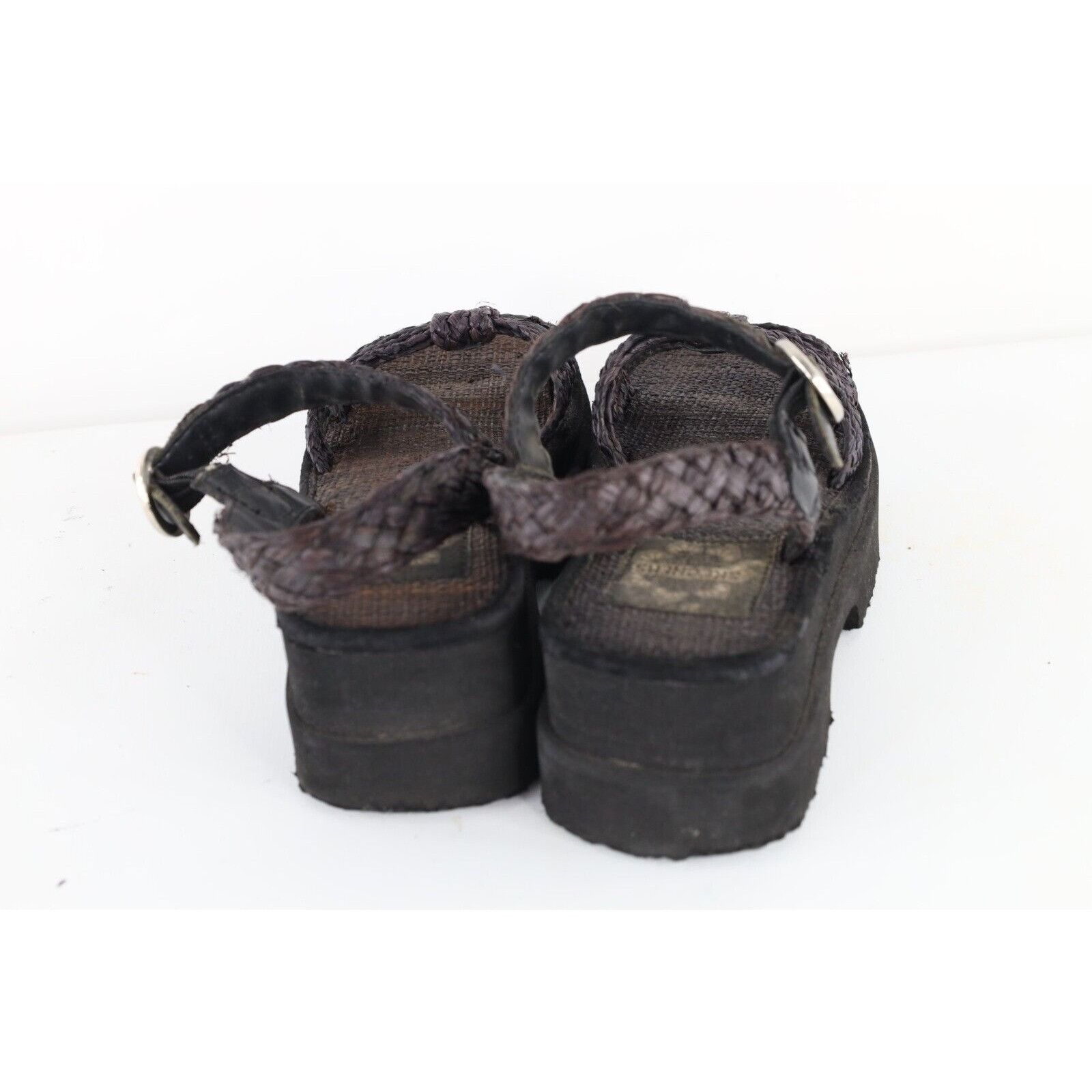SKECHERS × Vintage Vintage 90s Y2K Skechers Roped Chunky Platforms Size US 8 / IT 38 - 5 Thumbnail