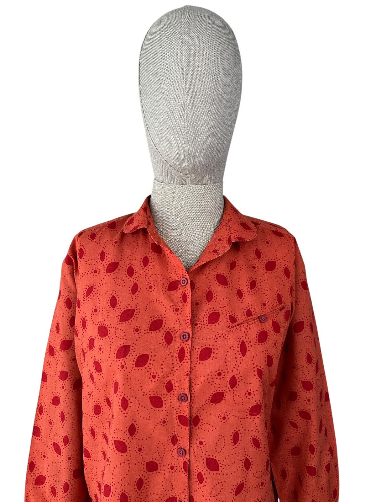 Gudrun Sjoden GUDRUN SJODEN Floral Print Button Up Shirt Long Sleeve Size S / US 4 / IT 40 - 5 Thumbnail