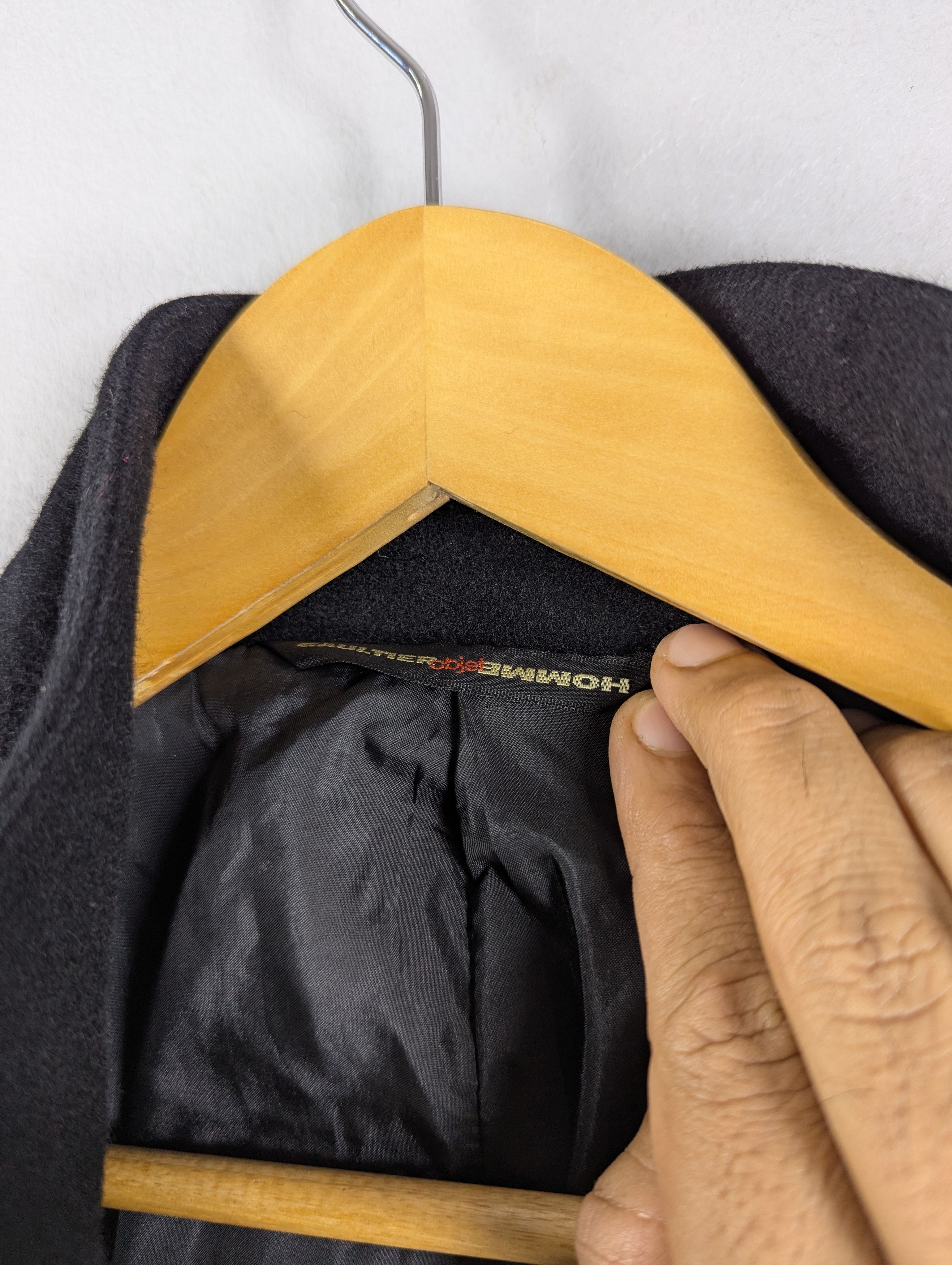 Gaultier Homme Objet Gaultier Homme Object Black Long Coat Size 48 Size US M / EU 48-50 / 2 - 7 Thumbnail