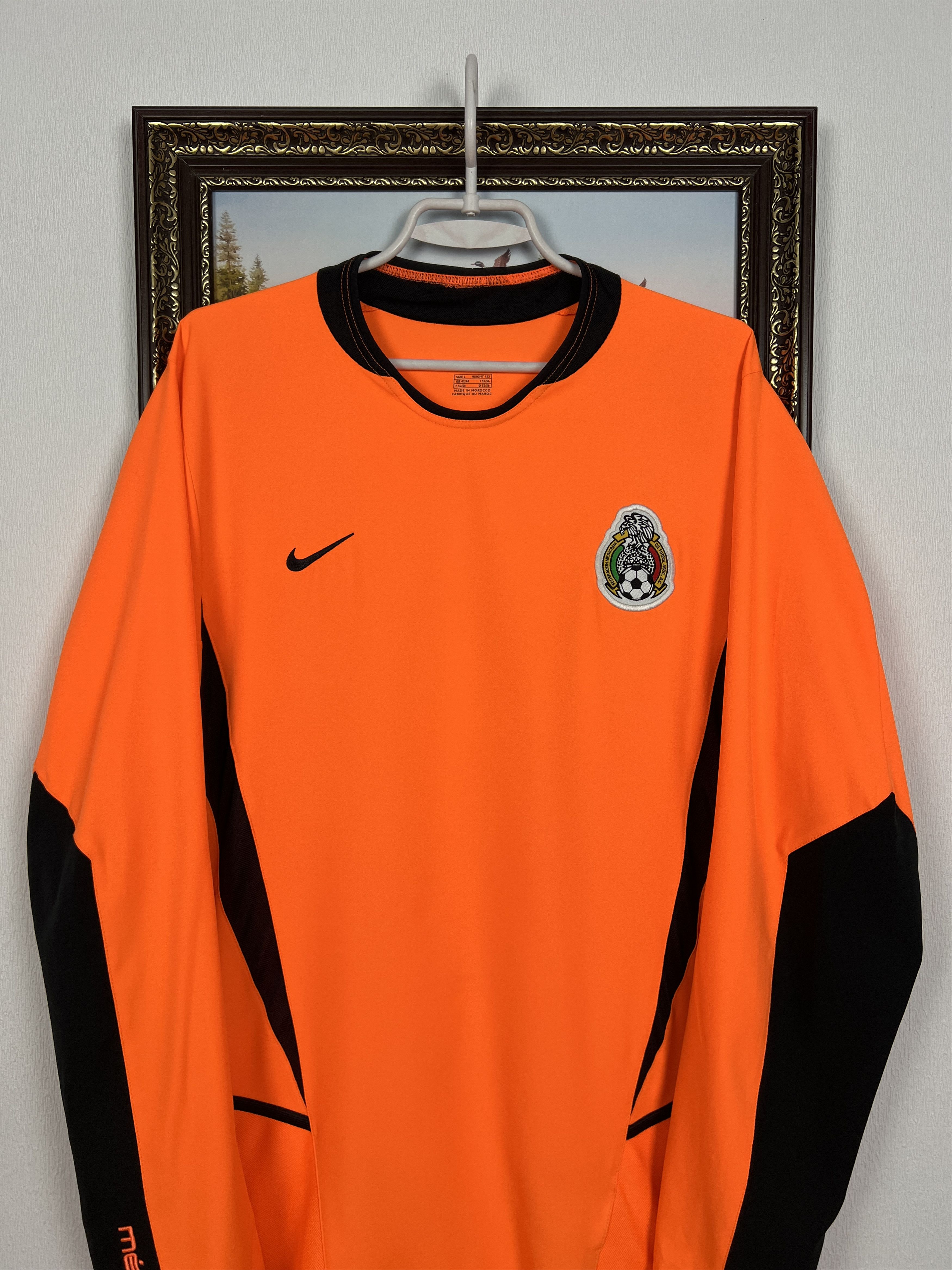 Nike Mexico Goalkeeper football shirt Soccer Nike National Tee Size US L / EU 52-54 / 3 - 3 Thumbnail