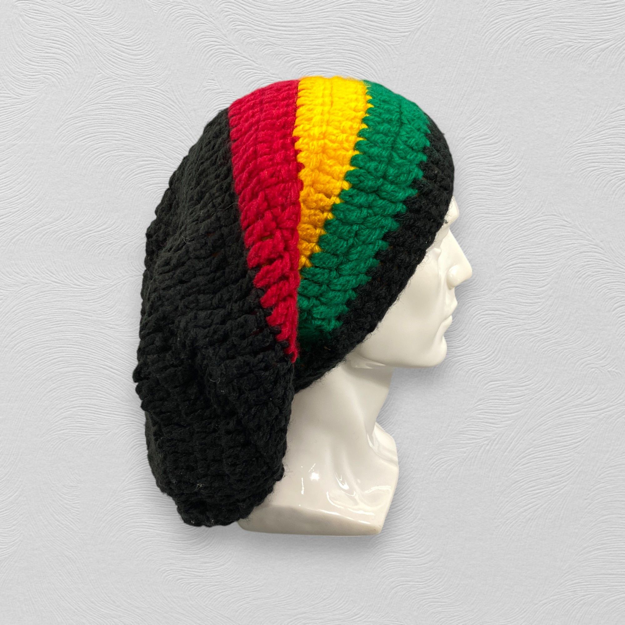 Japanese Brand Vintage Rasta Knitted Slouchy Beanie Hat -BN1006 Size ONE SIZE - 4 Thumbnail