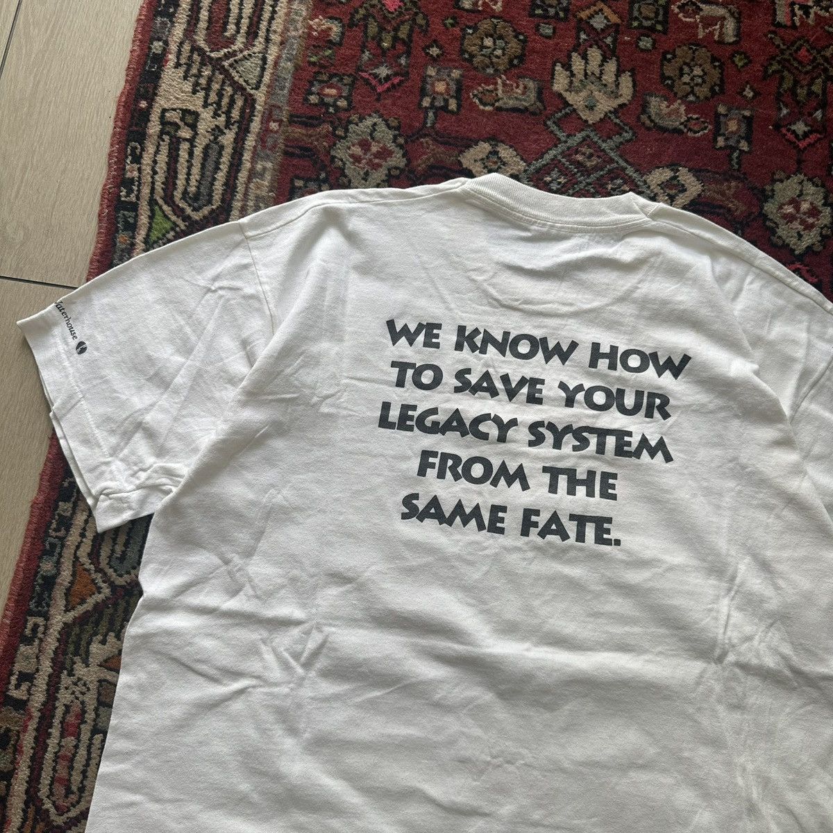 Vintage 90s “Avoid Extinction” Dinosaur Tee XL Vintage Made in USA Size US XL / EU 56 / 4 - 8 Thumbnail