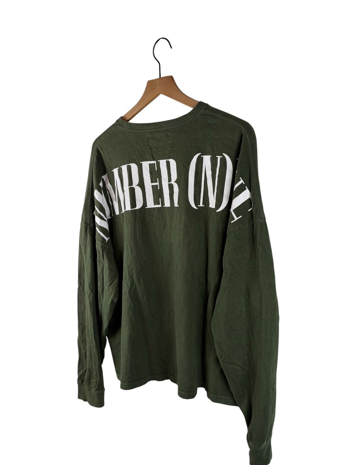 Number (N)ine Number Nine Big Logo Back Print L/S Tee Size US M / EU 48-50 / 2 - 2 Thumbnail