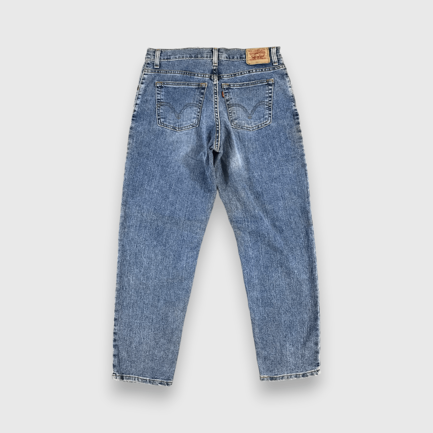 Levi's Vintage Levis 550 Jeans Faded Blue Denim-J1051 Size US 32 / EU 48 - 2 Thumbnail