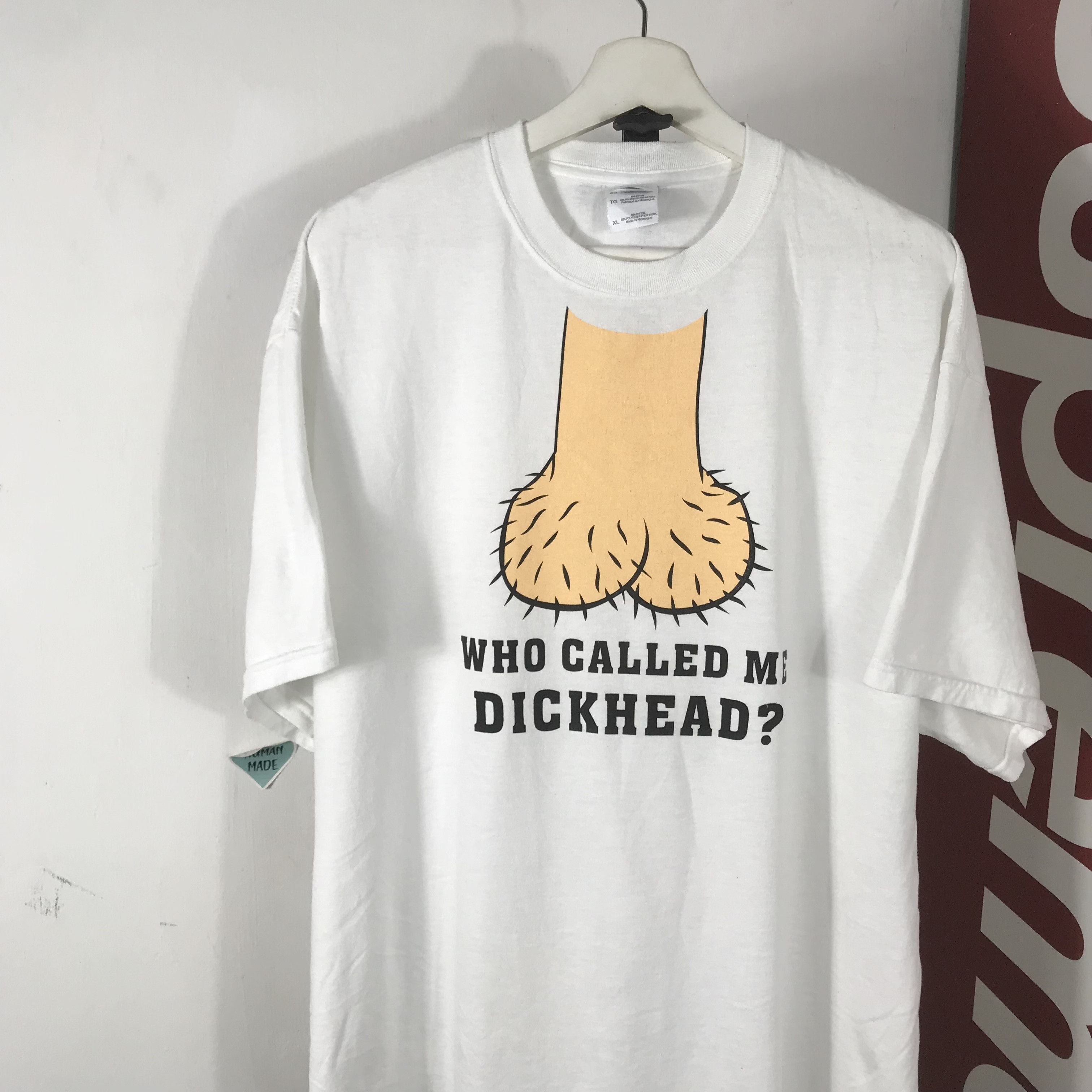 Vintage Vintage dick sex who called me dickhead humor phototee shirt Size US XL / EU 56 / 4 - 2 Thumbnail