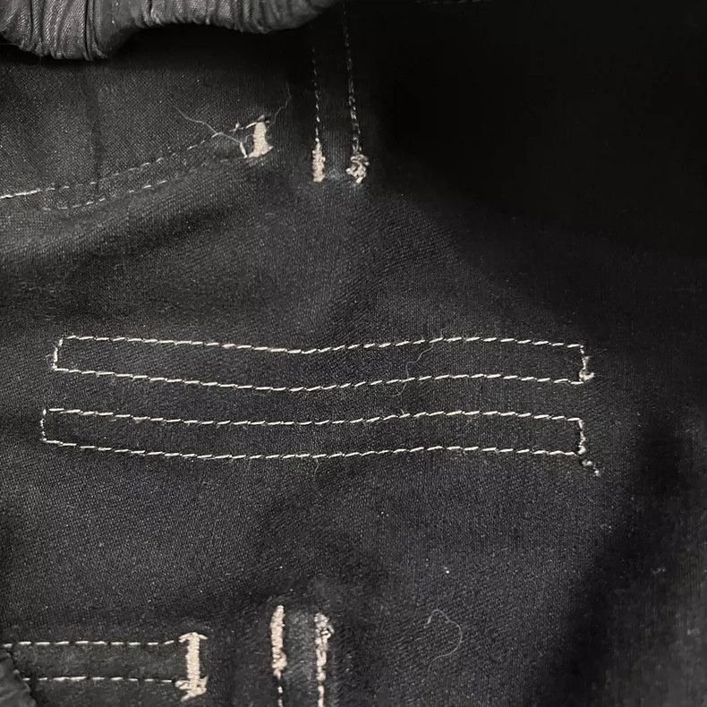 Rick Owens rickowens Double Line Waxed 7 - point Pants-2508 Size US 26 / EU 42 - 4 Thumbnail