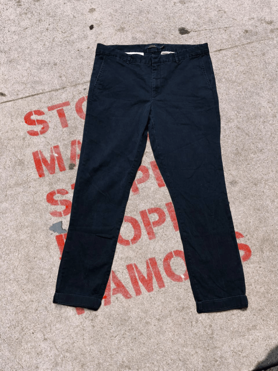 Polo Ralph Lauren POLO RALPH LAUREN Classic Chino Pants Modern Fit Size 34" / US 12 / IT 48 - 1 Thumbnail