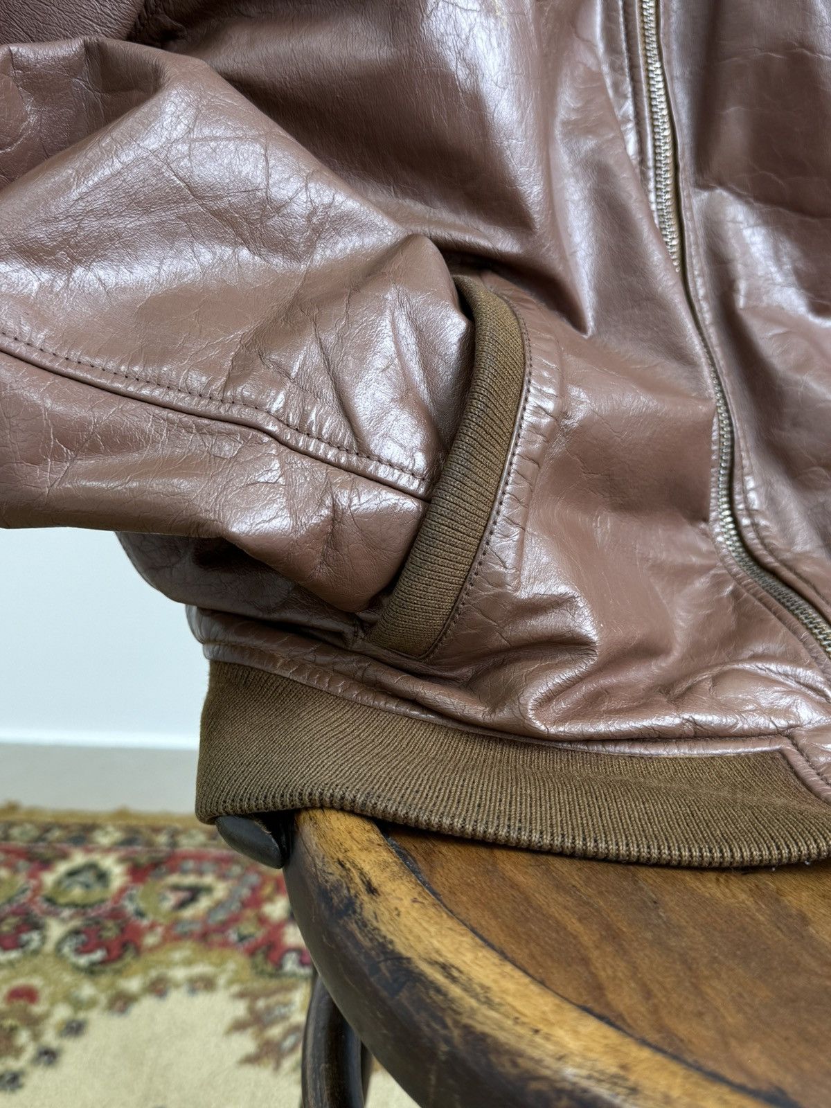 Chevignon Vintage Chevignon Brown Buffalo Leather Jacket Size US XL / EU 56 / 4 - 6 Thumbnail
