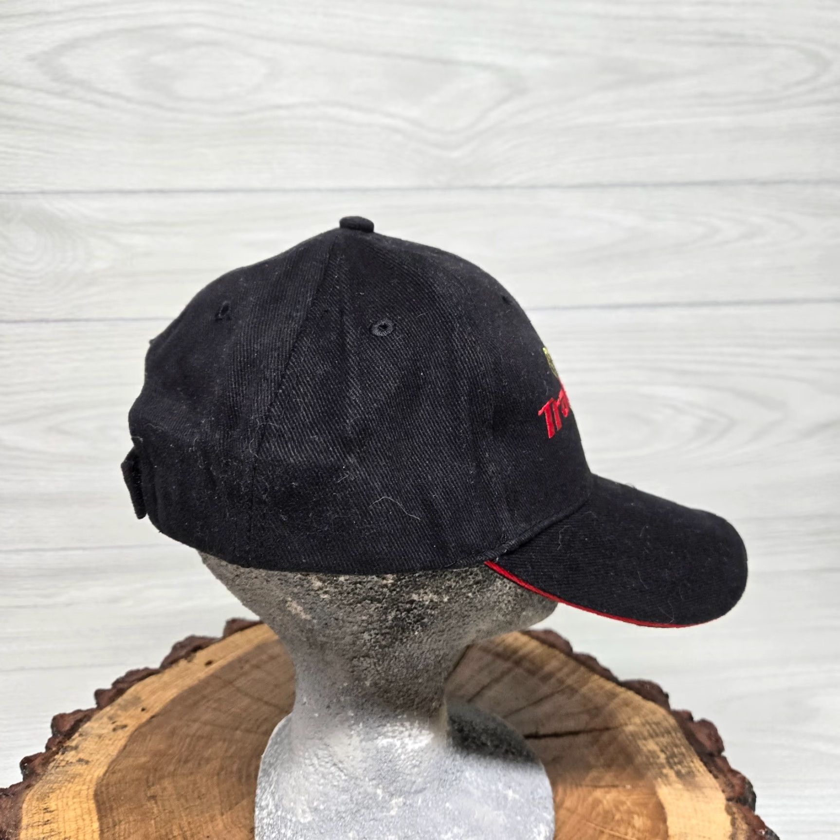 Vintage Track Star Adjustable Baseball Cap Hat - Black - Casual - Mens Size ONE SIZE - 2 Thumbnail