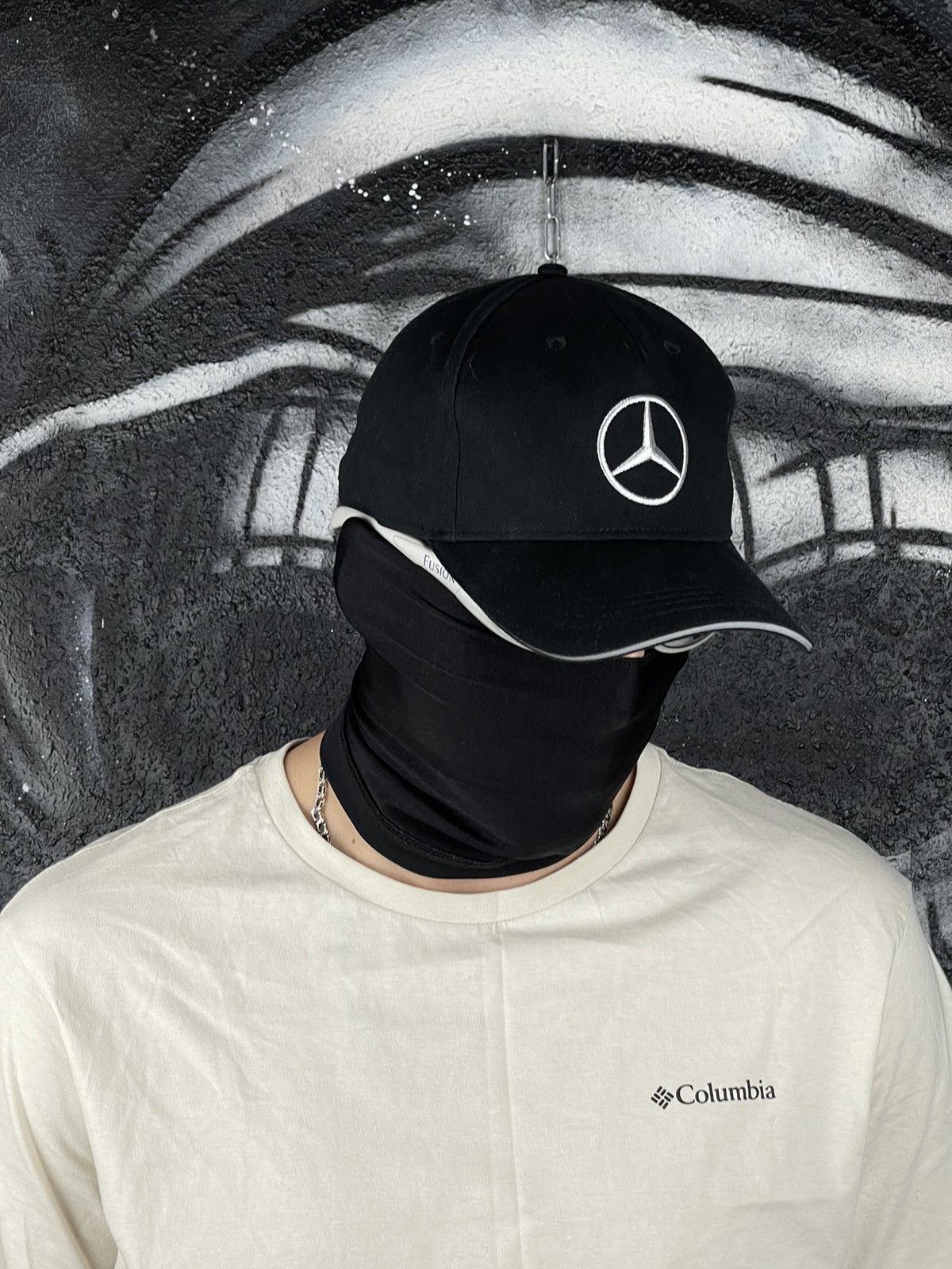 Mercedes-Benz Mercedes-Benz Embroidered Logo Vintage Black Racing Cap Hat Size ONE SIZE - 1 Thumbnail