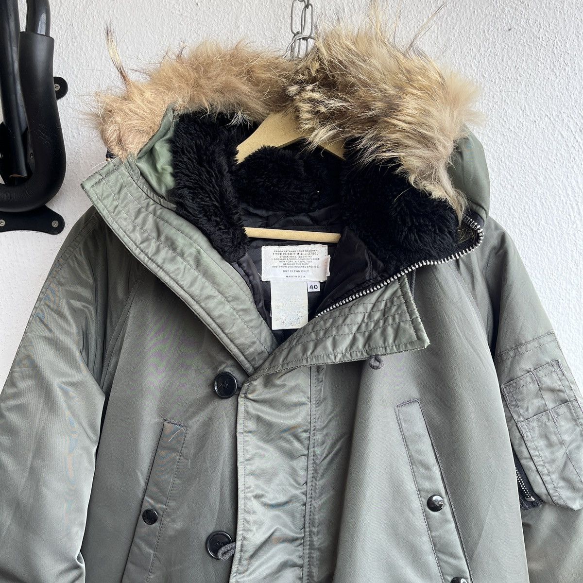 I. Spiewak And Sons × The Real McCoy's VINTAGE I SPIEWAK & SONS N-3B GOLDEN FLEECE FLIGHT JACKET Size US M / EU 48-50 / 2 - 21 Thumbnail