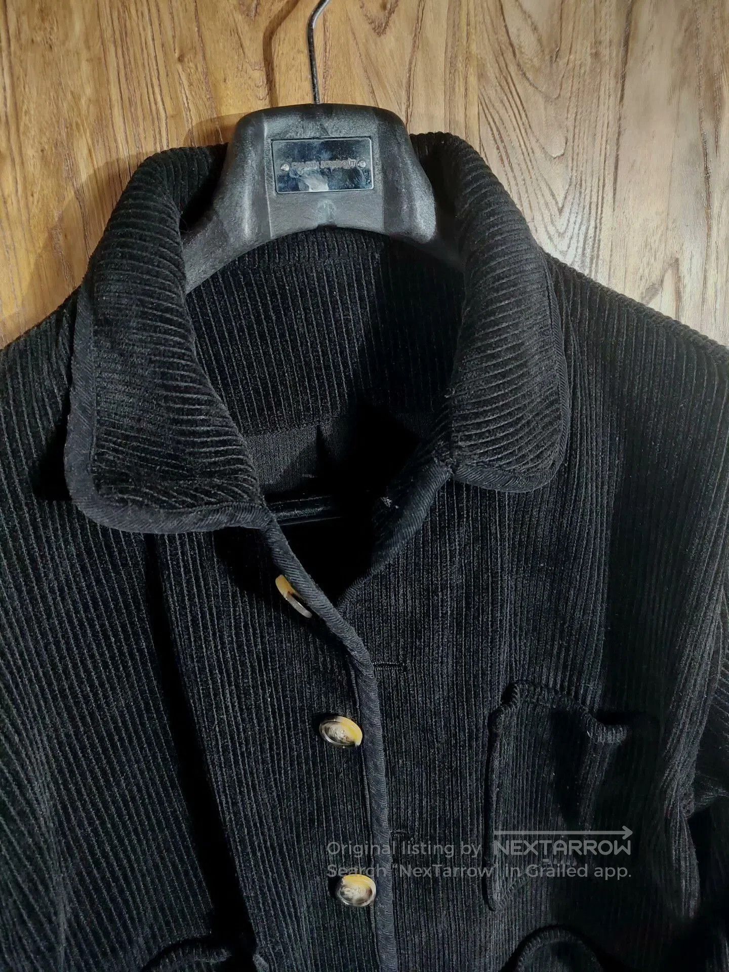 Japanese Brand Chah Chah Black Corduroy Jacket. Size US M / EU 48-50 / 2 - 2 Thumbnail