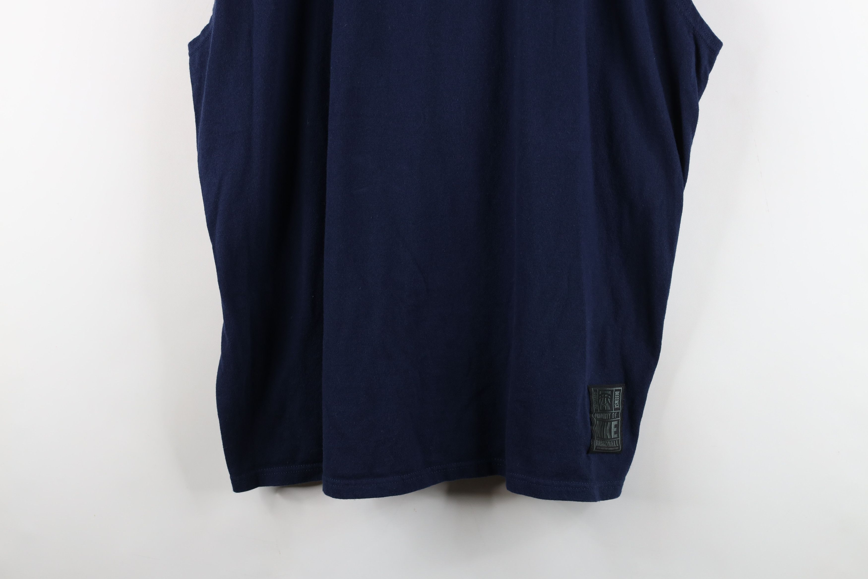 Nike × Vintage Vintage 90s Nike Basketball Center Swoosh Sleeveless T-Shirt Size US XL / EU 56 / 4 - 3 Thumbnail