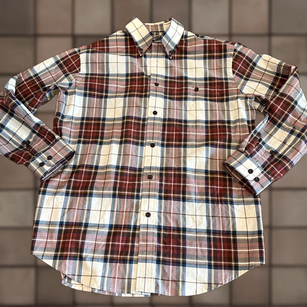 Orvis Orvis Shirt Mens Large Signature Twill Plaid Button-Down Long Sleeve Multicolor Cotton Twill Plaid Countries Theme Men’s Clothing L Size US L / EU 52-54 / 3 - 1 Thumbnail