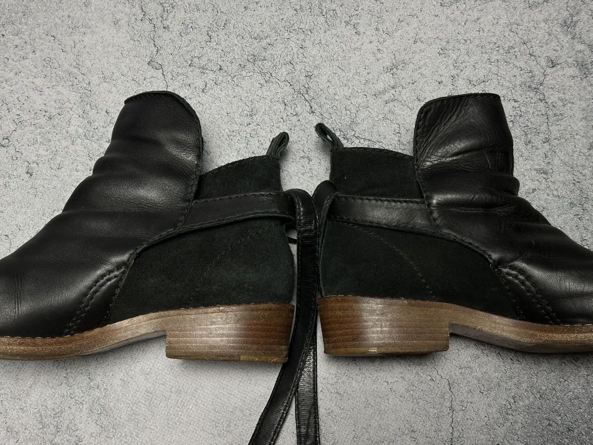 Acne Studios Acne Black Leather Ankle Boots Size US 8 / IT 38 - 10 Thumbnail