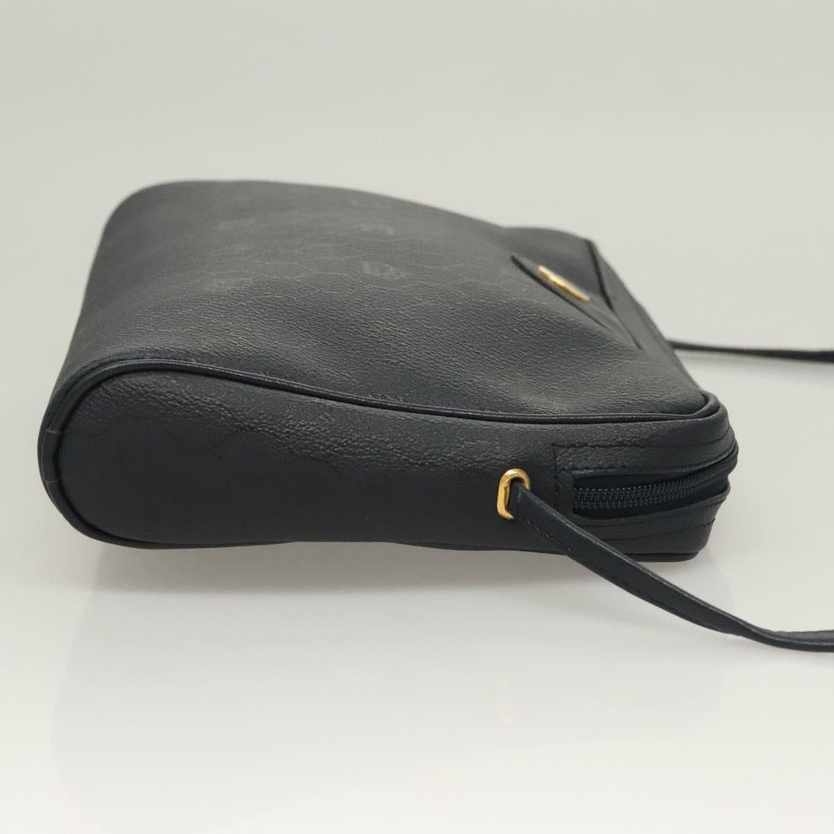 Dior DIOR Honeycomb Canvas Shoulder Bag Pvc Navy Gold Size ONE SIZE - 4 Thumbnail