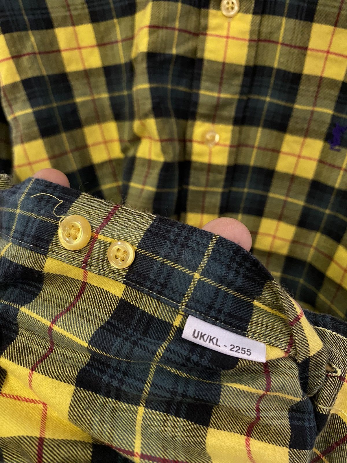 Yves Saint Laurent Plaid YSL Shirt Soft Logo Flannel Shirt Cotton Size US M / EU 48-50 / 2 - 5 Thumbnail