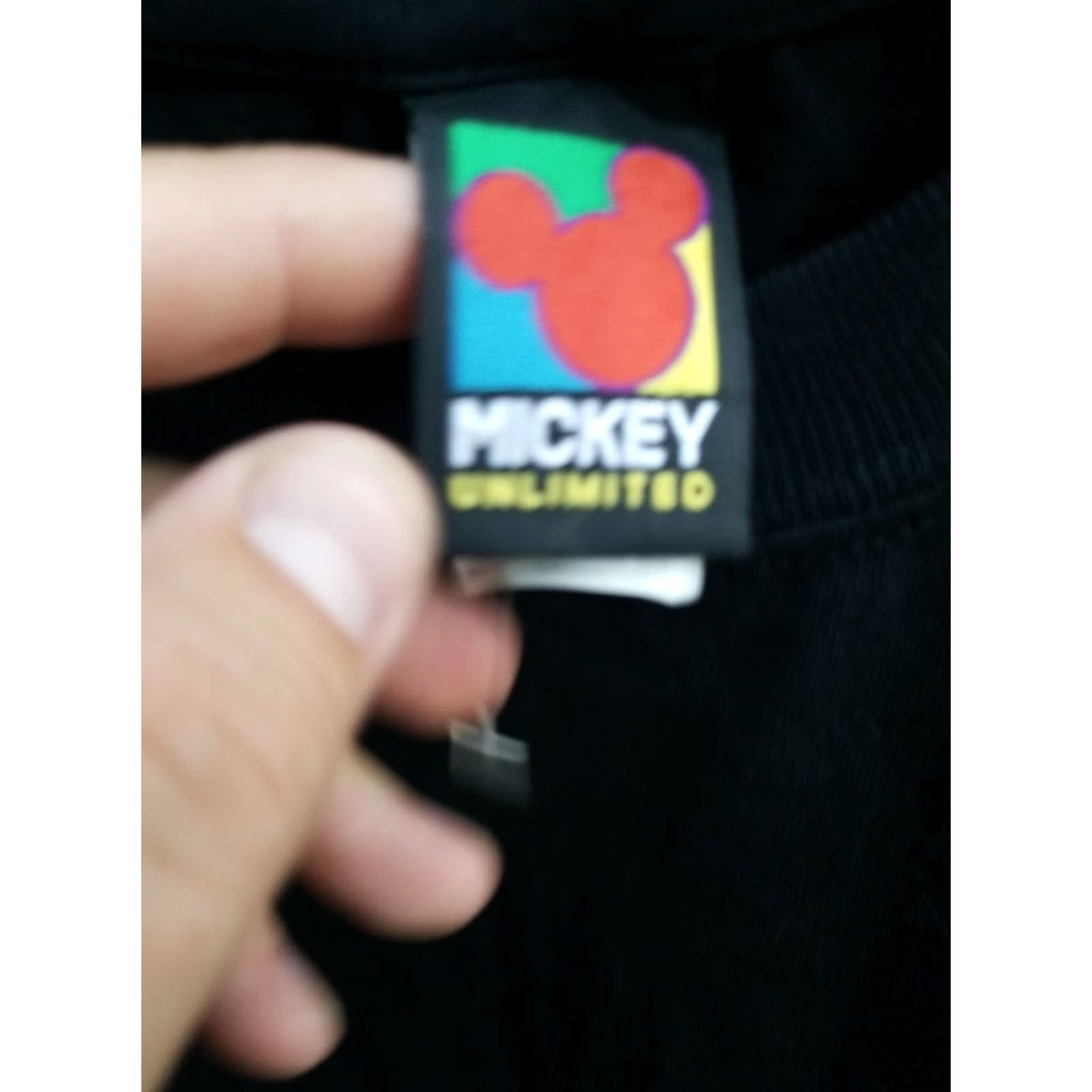 Vintage VINTAGE LEGENDS Mickey DISNEY Shirt XL Mens Black BIG FACE 24.5Chest 31Length Size US XL / EU 56 / 4 - 2 Thumbnail