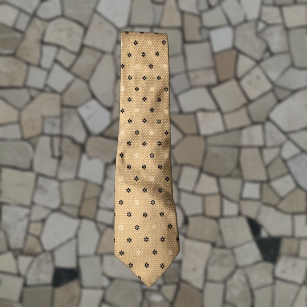 Tommy Hilfiger Tommy Hilfiger Tie Mens beige Floral Silk Blend Necktie XS? No size provided Size ONE SIZE - 1 Thumbnail