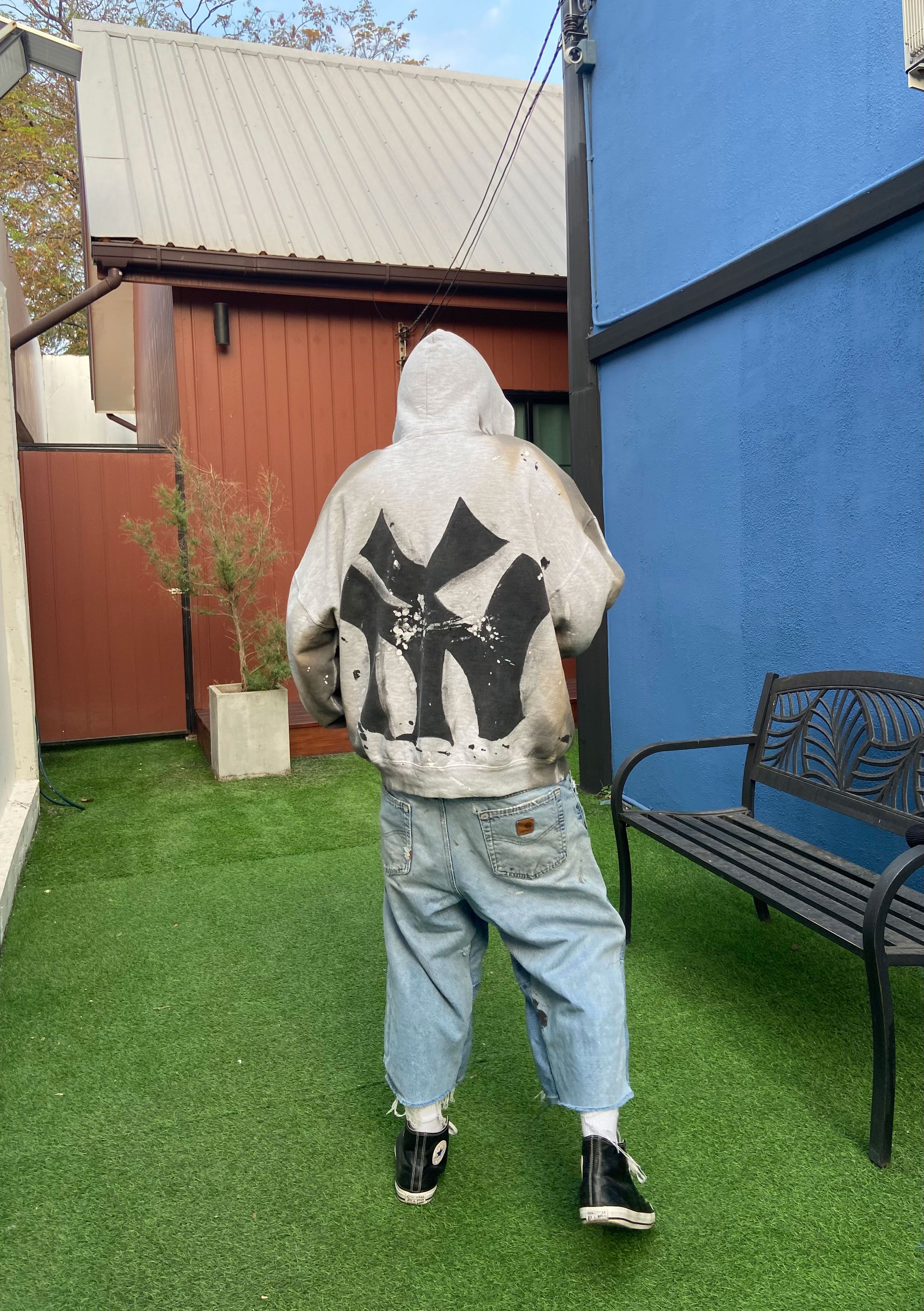 Russell Athletic XXL* 90s Vintage Russell ”NY NY“ ZIP Hoodie Size US XXL / EU 58 / 5 - 17 Thumbnail