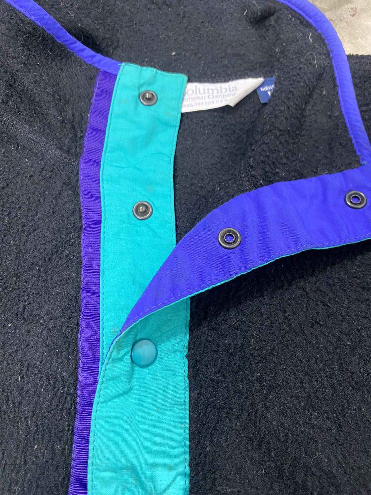 Columbia × Vintage A12 Rare - Vintage Columbia Half Buttons Fleece Size US L / EU 52-54 / 3 - 12 Thumbnail