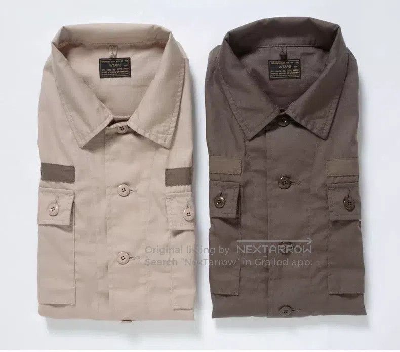 Wtaps Wtaps Short-sleeved four-pocket military green Size US XL / EU 56 / 4 - 5 Thumbnail