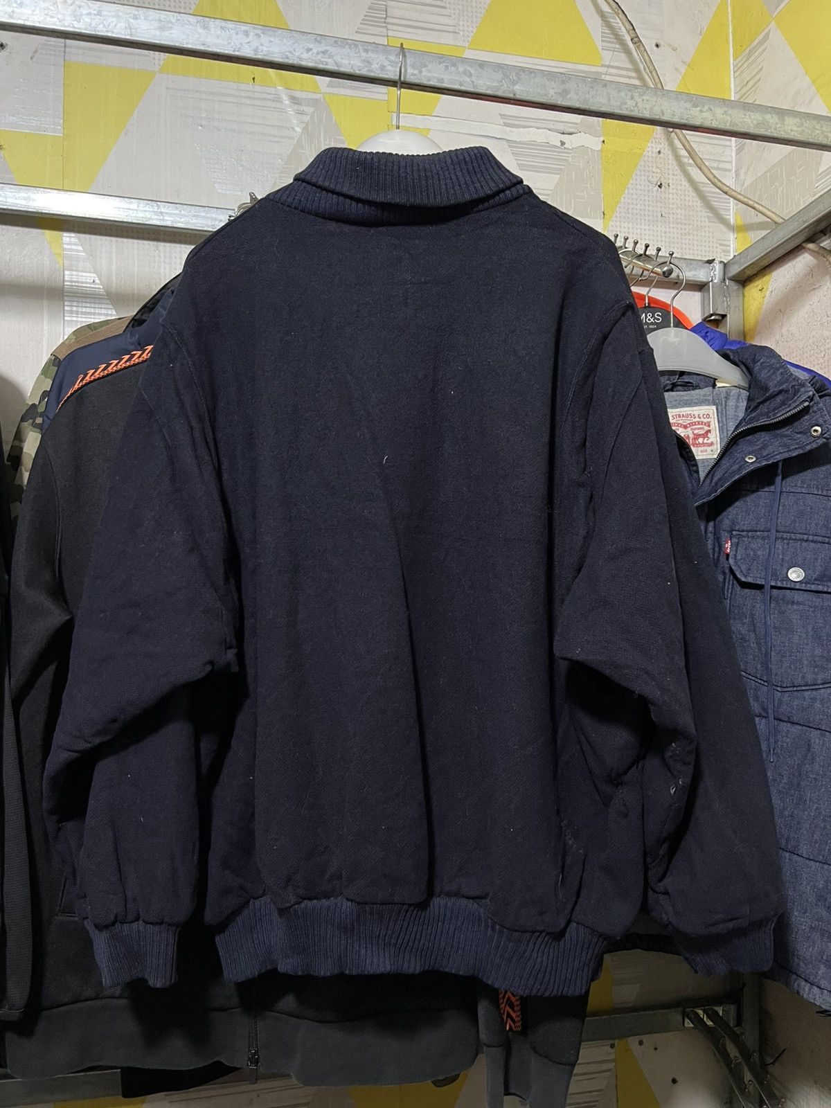 Lacoste Vintage 70s Chemise Lacoste Wool Jacket Made In France Size US XL / EU 56 / 4 - 4 Thumbnail