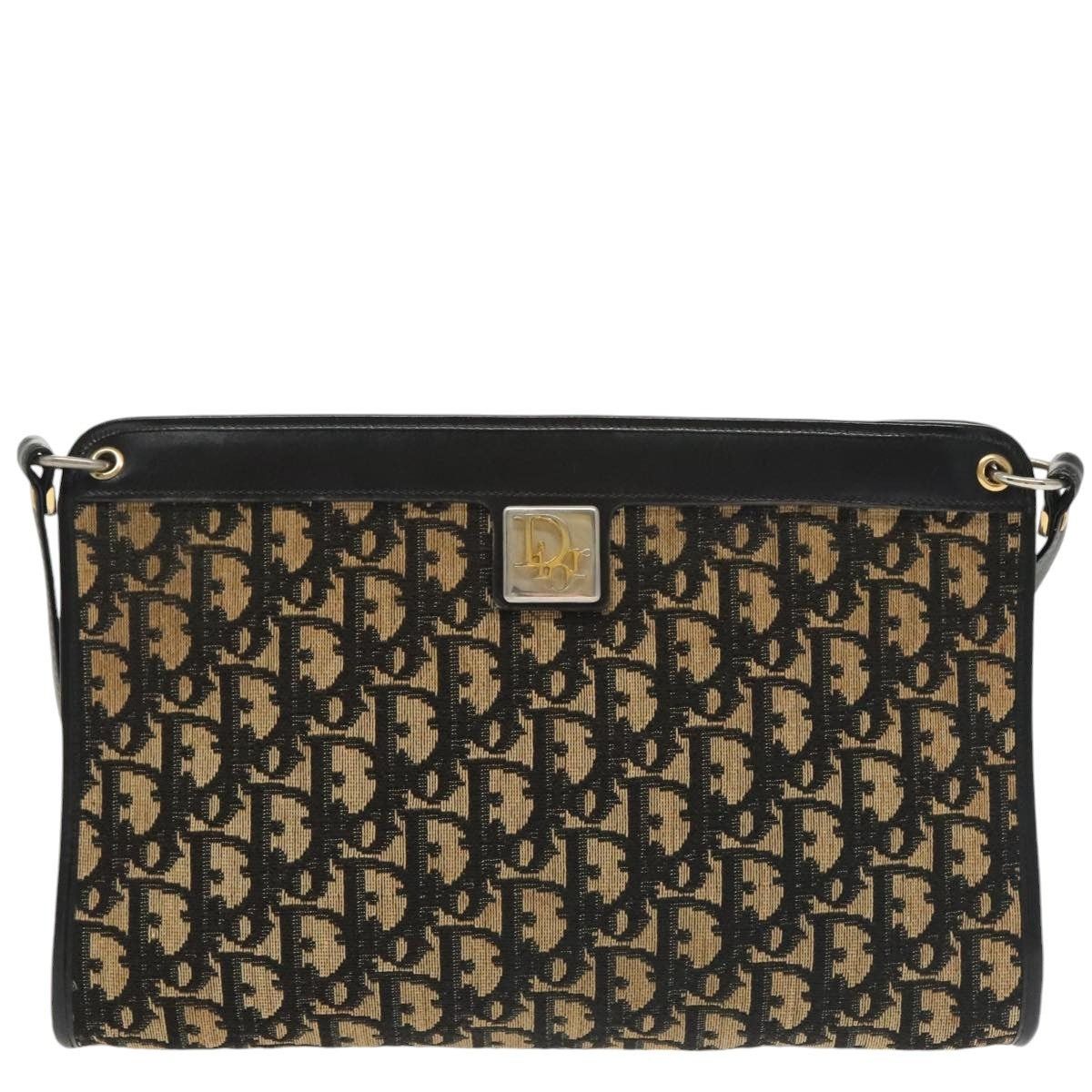 Dior DIOR Trotter Canvas Shoulder Bag Navy Size ONE SIZE - 2 Thumbnail