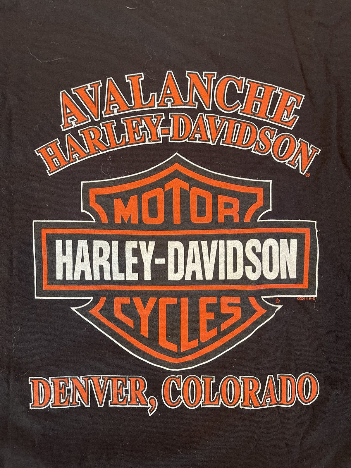 Harley Davidson 2014 Harley Davidson Denver T-shirt Size US XL / EU 56 / 4 - 8 Thumbnail