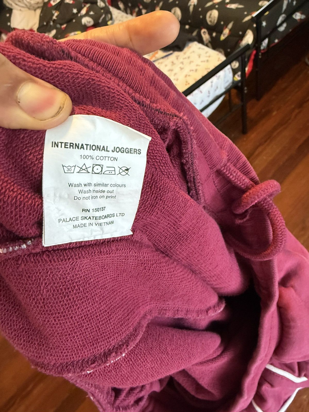 Palace Palace International Jogger Burgundy Size US 34 / EU 50 - 6 Thumbnail
