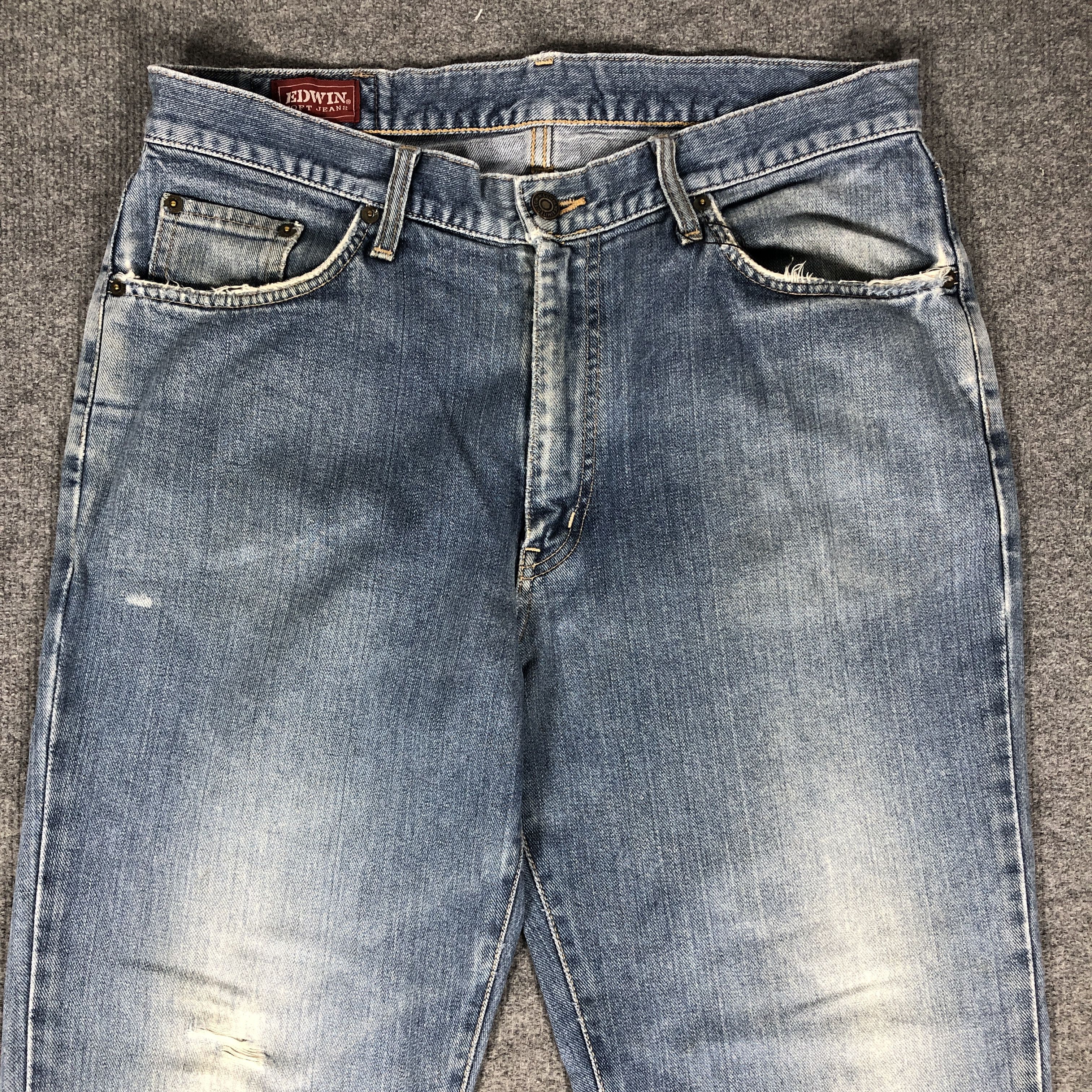 Edwin × Vintage Womens Vintage Edwin Soft Jeans L1202W Size 34" / US 12 / IT 48 - 2 Thumbnail