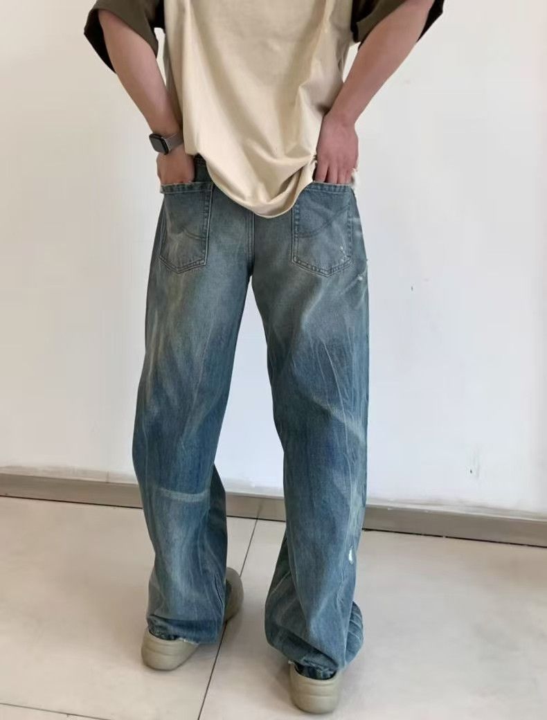 Japanese Brand Washed vintage distressed flared jeans Size US 32 / EU 48 - 3 Thumbnail