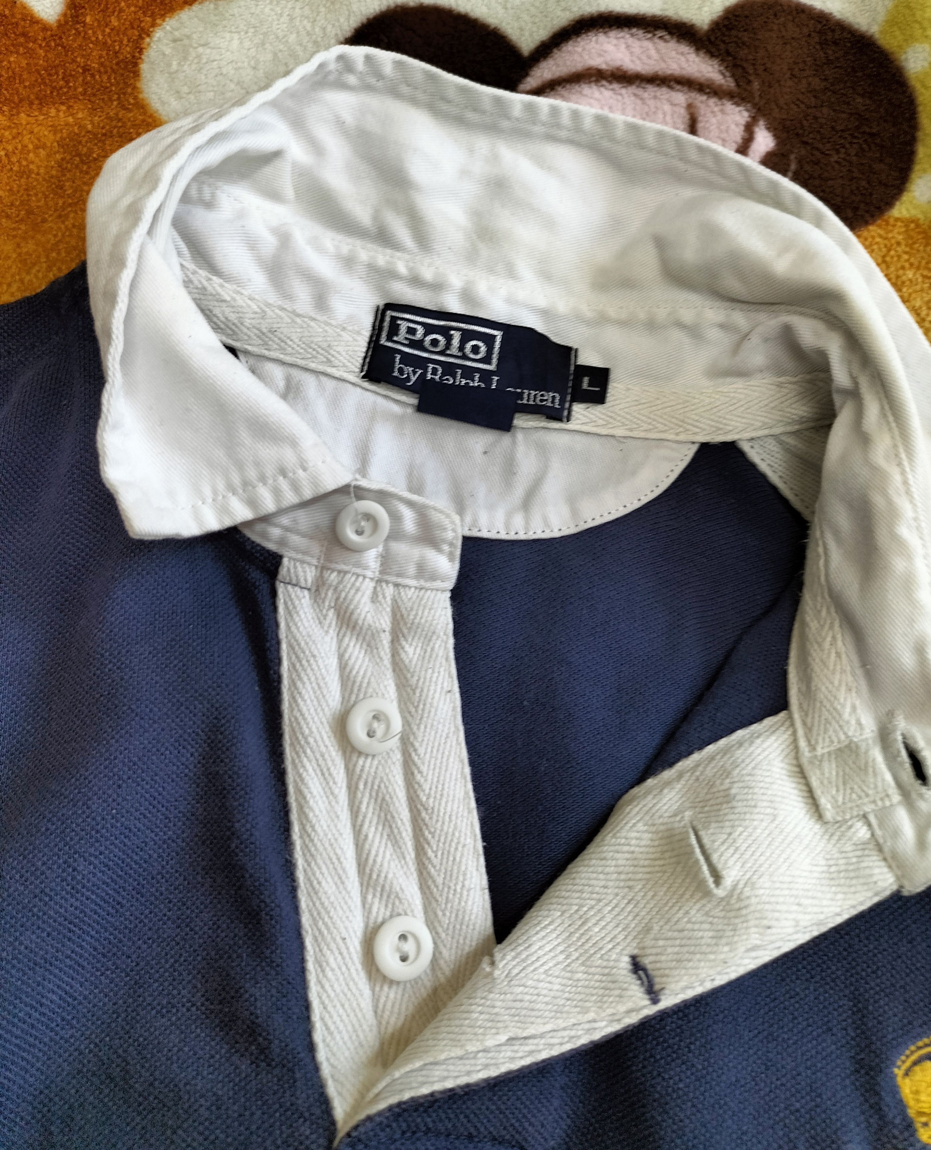 Polo Ralph Lauren Polo Ralph Lauren rugby shirt short sleeve Size US L / EU 52-54 / 3 - 4 Thumbnail