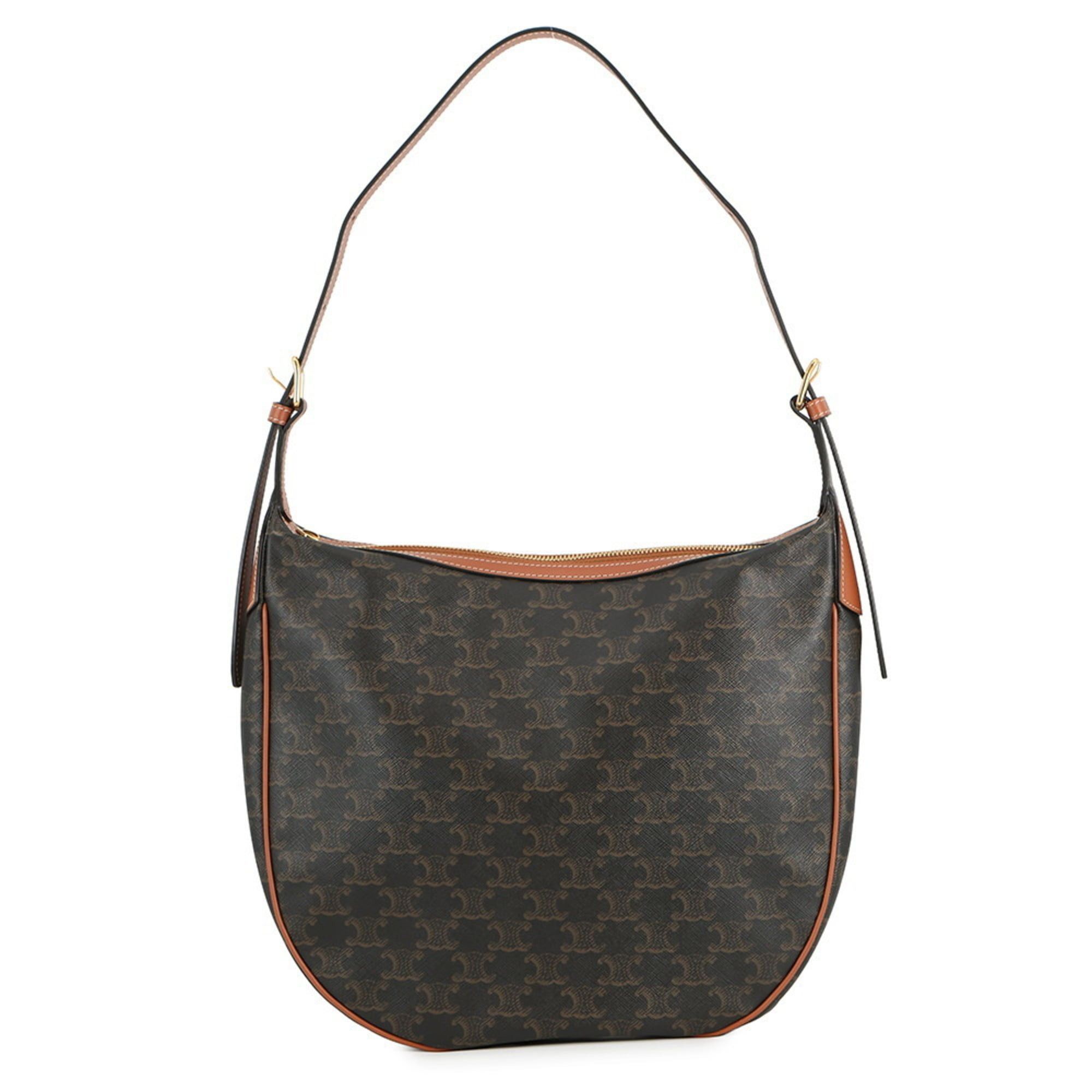 Celine Triomphe Eloise Medium Shoulder Bag 114712 Celine Handbag in Brown, Women's